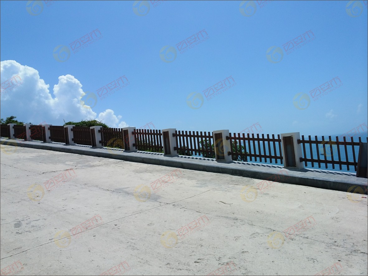 海南太陽灣塑木護(hù)欄5