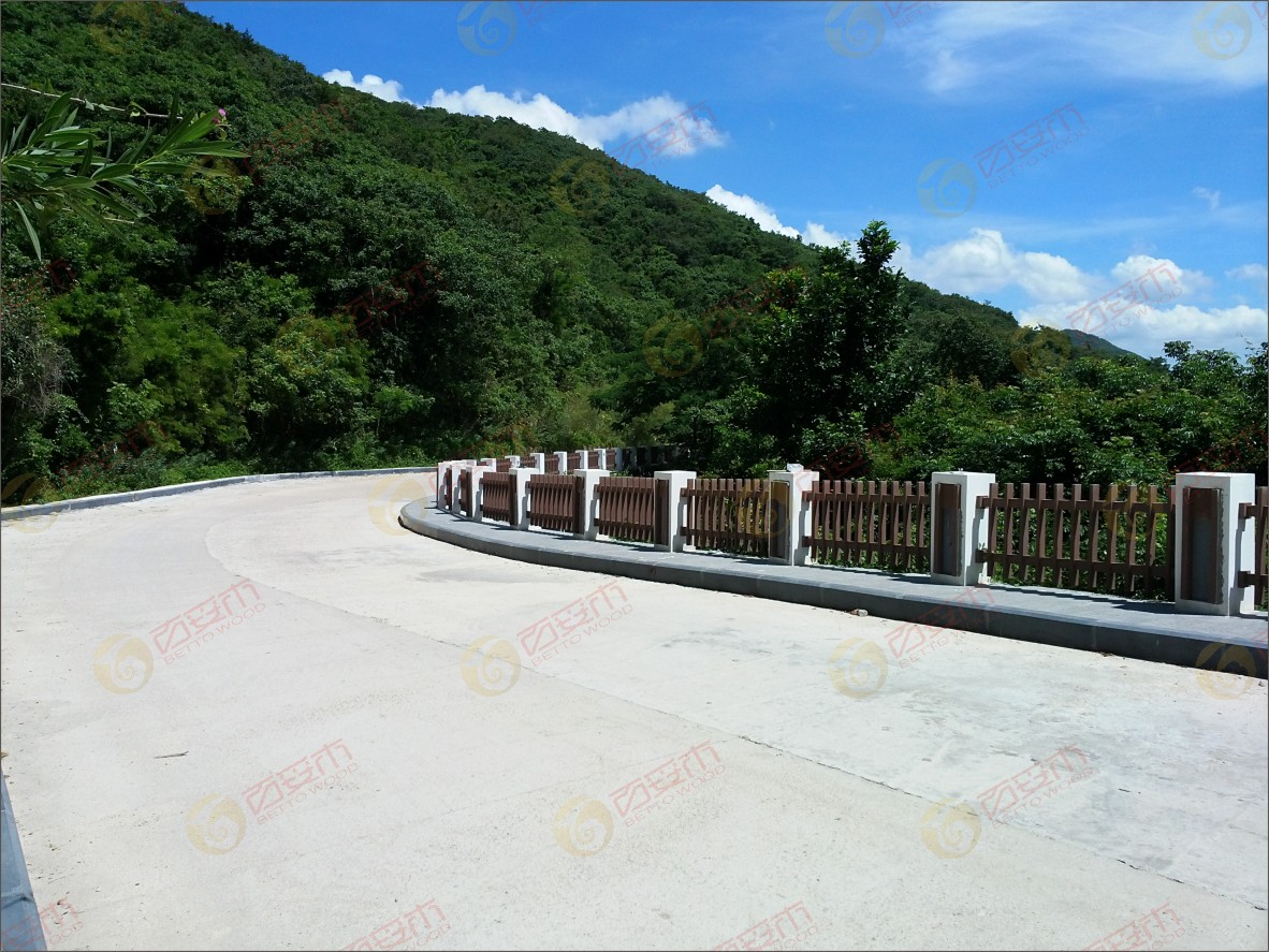 海南太陽灣塑木護(hù)欄6