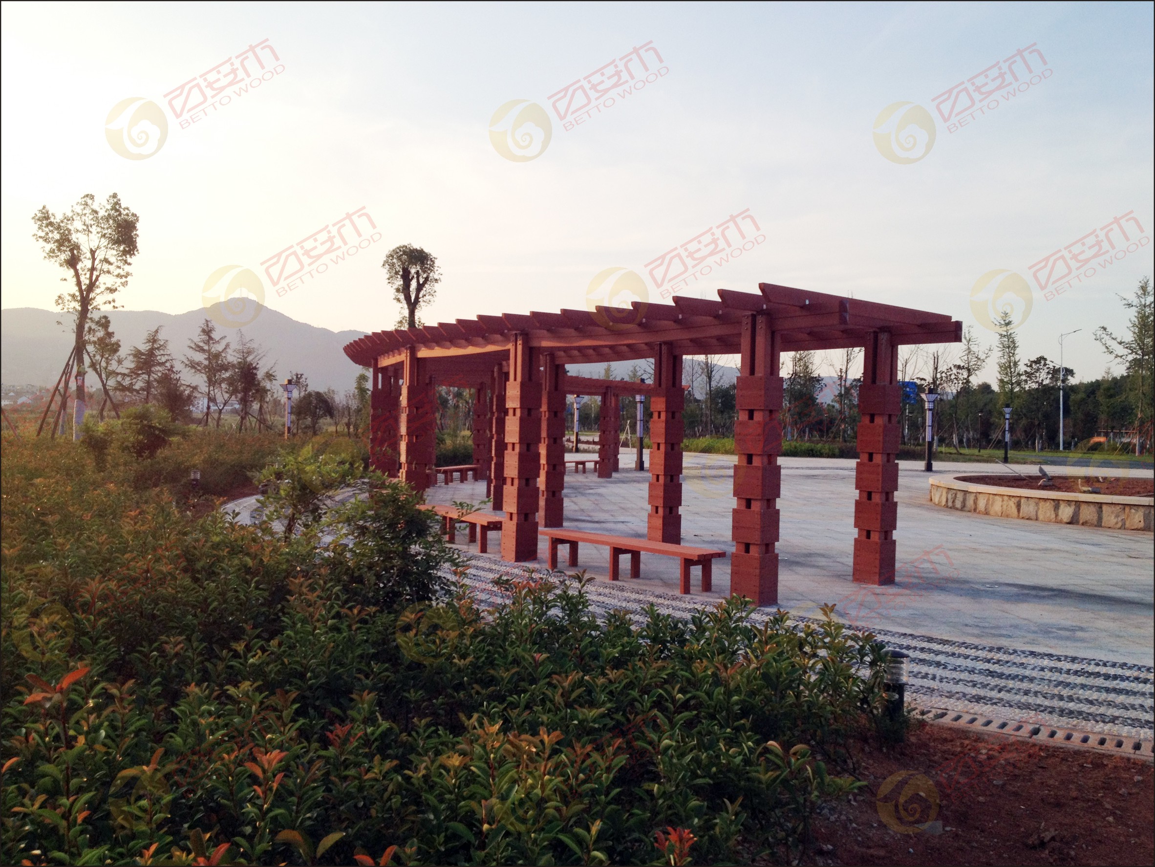 永興政府廊架護(hù)欄5