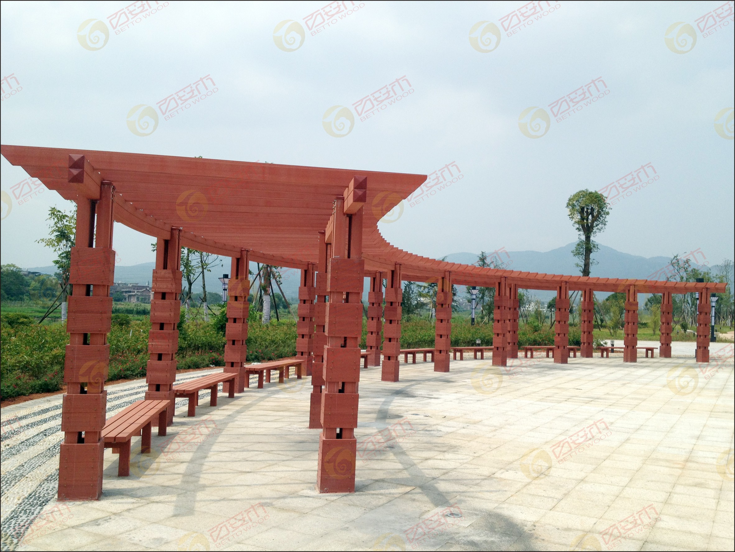 永興政府廊架護(hù)欄6