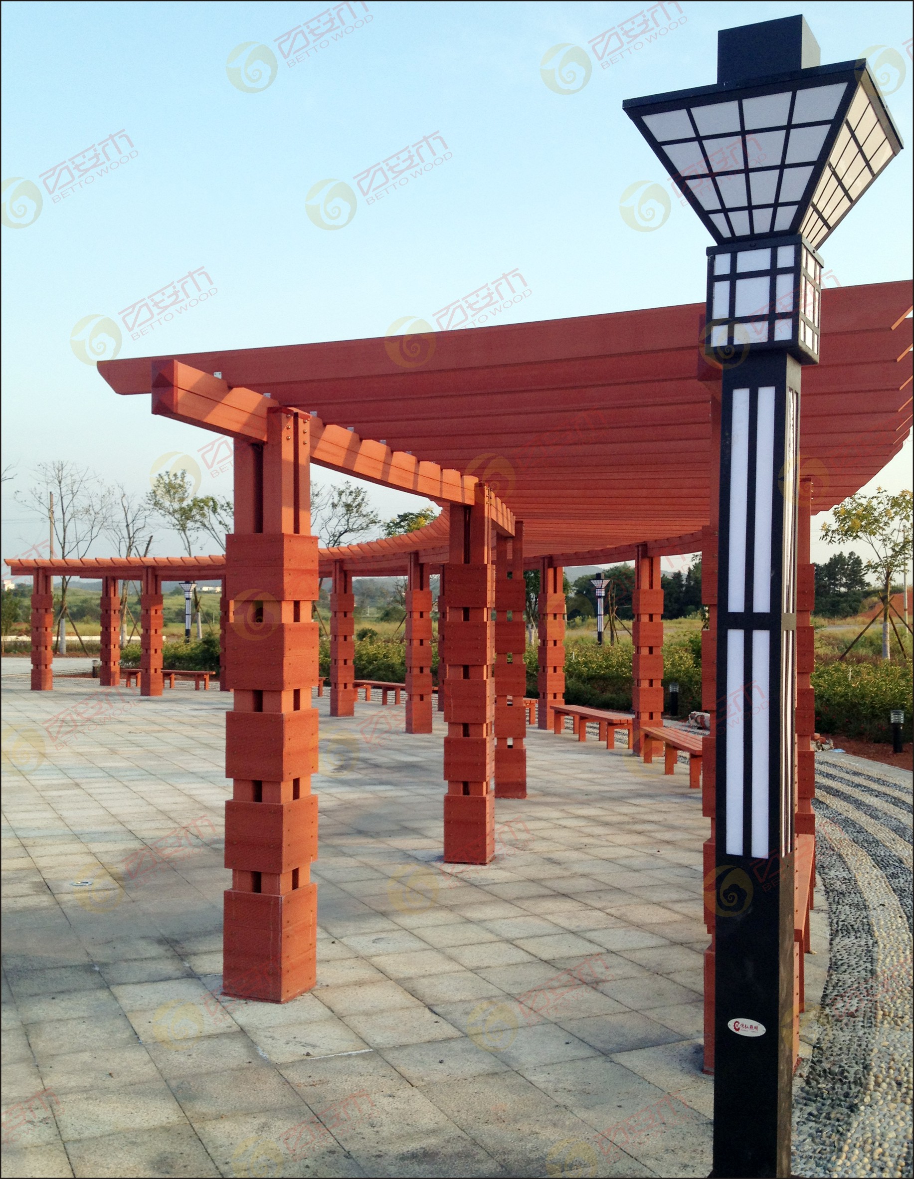 永興政府廊架護(hù)欄8
